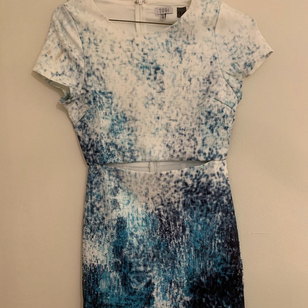Tobi Watercolor Shift Dress